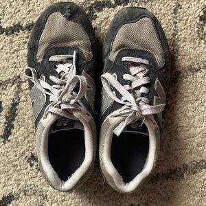 New Balance 574 Blue and Gray Sneakers